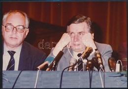 Cca 1992  Antall József Miniszterelnök és O'sváth György  Konzervatív Politikus, A Miniszterelnök Személyes Tanácsadója  - Other & Unclassified