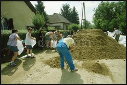 2002 Augusztusi Kismarosi árvízről Készült Negatívok, 3 Szalagon összesen 18 Fotó, 2,4x3,5 Cm - Sonstige & Ohne Zuordnung