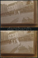 Cca 1898 Teniszezők, 2 Db Fotó, 6,5×9 Cm - Sonstige & Ohne Zuordnung