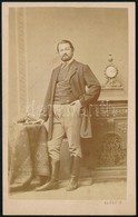 Cca 1880 Klösz György Portréfotó. VIzitkártya - Sonstige & Ohne Zuordnung