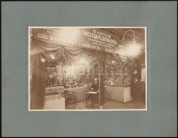 Cca 1910 Kiállítási Kép. Magyar Wolframlámpa Gyár Standja. 17x12 Cm, Kartonon. - Sonstige & Ohne Zuordnung