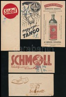 10 Db Régi Számolócédula (Rothauser Ellad Cipőfűző, Sidol, Flora Szappan, Schmoll, Stb.) - Advertising