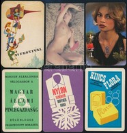 1957-2019, 15 Db Kártyanaptár Különböző évekből, Közötte 2 Db Erotikus - Publicidad