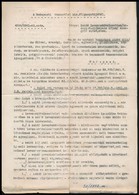 1942 Bp., A Budapesti Tankerületi Kir. Főigazgató által Küldött Levél A Zsidó Leventekötelezettek Tárgyában - Sonstige & Ohne Zuordnung