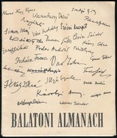 Cca 1970 Balatoni Almanach. Csoóri Sándor, Devecseri Gábor, és Mások Versei A Balatonról. [Veszprém], én., Statisztikai  - Other & Unclassified