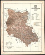 1897 Szepes Vármegye Térképe, Tervezte: Gönczy Pál, Készült: Posner Károly Lajos és Fia, 24×30 Cm - Otros & Sin Clasificación