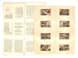 1841 Vallási Témájú Nyomtatvány Krúdában 8 ív, Egyik íven 8 Db Vallási Témájú Rézmetszet. - Ohne Zuordnung