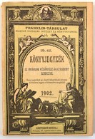 1902 Franklin Társulat Könyvjegyzéke 130p. - Sin Clasificación