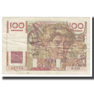 France, 100 Francs, Jeune Paysan, 1952, D AMBRIERES, GARGAM, 1952-04-03, TB - 100 F 1945-1954 ''Jeune Paysan''