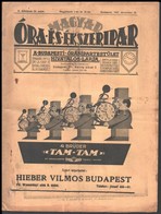 1927 Bp. Magyar Óra és Ékszeripar. A Budapesti órásipartestület Hivatalos Lapja. V. évfolyam, 24. Szám - Unclassified