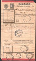 1930 Újszeged, M.Á.V. Gyorsáru Fuvarlevél - Unclassified