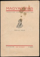 1936 Magyar Írás. IV. évf. 8. Sz. 1936. Október. Papírkötésben. Benne Féja Géza, Szalatinai Rezső, Morvay Gyula és Mások - Sin Clasificación