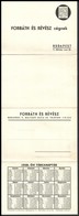 1938 Forbáth és Révész Cégek Naptáras Levelezőlapja, Reklámokkal - Sin Clasificación