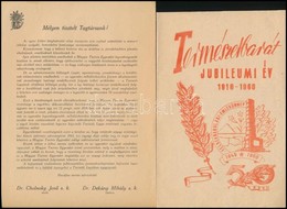 Cca 1940-1960 3 Db Turizmussal Kapcsolatos Nyomtatvány (kirándulási Ellenőrző ív, Magyar Turista Egyesület, Felszabadulá - Unclassified
