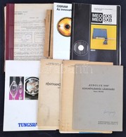 Cca 1965-1989 Vegyes Mozigépészeti Nyomtatványok Tétele, Nagyrészt Magyar, Részben Német Nyelven, Kb. 15 Db. - Unclassified