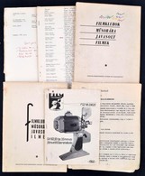 1966-1970 Vegyes Filmmel Kapcsolatos Nyomtatványok, Db: 
SK 102/B Tip. 35mm-es Filmvetítő Berendezés, Prospektus.; Filmk - Ohne Zuordnung