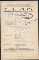 1935-1938 Vegyes Zenei Műsorfüzet Tétel, 6 Db: Erica Morini, Nathaniel Milstein, Faragó György, Slyvia Shafto, Marie-Thé - Sonstige & Ohne Zuordnung