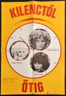 1980 Kilenctől ötig, Filmplakát, Rendezte: Colin Higgins, Hajtott, 56×39 Cm - Sonstige & Ohne Zuordnung