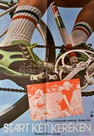 1980 Szilvásy Nándor: Start Két Keréken. Rendezte: Peter Yates Ofszet Film Plakát, Hajtogatva, Jó állapotban. 39x56  Cm - Sonstige & Ohne Zuordnung