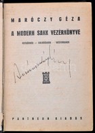Maróczy Géza: A Modern Sakk Vezérkönyve. Kezdőknek, Haladóknak, Mestereknek. Bp., [1940], Pantheon, 320 P. Első Kiadás.  - Unclassified