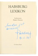 Hamann, Brigitte: Habsburg Lexikon. Bp., Új Géniusz Kiadó. Habsburg Ottó által DEDIKÁLT! Kiadói Műbőr Kötés, Papír Védőb - Unclassified