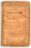 Dr L Wagenfeld:  Allgemeines Vieharzneibuch. Königsberg, 1849. Gebr. Bornträger. Háziállatok és Haszonállatok, Lovak Bet - Ohne Zuordnung