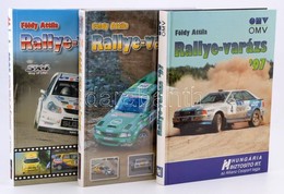 Földy Attila Rallye-varázs 1994-2006. Bp., Szerzői Kiadás. Kiadói Kartonált Papírkötés. Összesen 8 Kötet, Némelyik Bonta - Ohne Zuordnung
