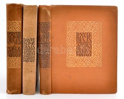 Dante Komédiája I.-III. Kötet. Fordította Babits Mihály. Bp., 1913, Révai. A Fordító Dedikációjának Kézírás-facsimiléjév - Unclassified