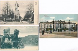 ** 20 Db RÉGI Használatlan Német Városképes Lap / 20 Pre-1945 Unused German Town-view Postcards - Unclassified