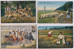 ** * 7 Db RÉGI Magyar Népviseletes Motívum Képeslap / 7 Pre-1945 Hungarian Folklore Motive Postcards - Ohne Zuordnung