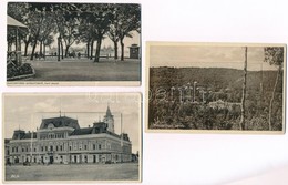 * 3 Db RÉGI Magyar Képeslap: Balatonfüred, Baja, Parádfürdő / 3 Pre-1945 Hungarian Town-view Postcards - Sin Clasificación