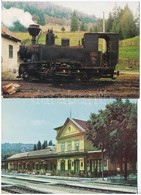 ** * 15 Db MODERN Vasúti és Pályaudvar Motívum Képeslap / 15 Modern Railway And Stations Motive Postcards - Ohne Zuordnung