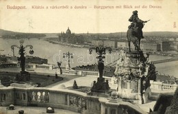 T2/T3 1907 Budapest, Kilátás A Várkertből A Dunára. Taussig Arth. Kiadása (fl) - Ohne Zuordnung