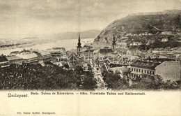 ** T1/T2 Budapest I. Buda, Tabán és Ráczváros. Ganz Antal 181. - Unclassified