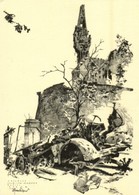 ** T1 Budapest I. Országos Levéltár. Második Világháború Utáni Romok. Felelős Kiadó: Jánossy Árpád / WWII Destructions,  - Ohne Zuordnung