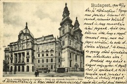 T2/T3 1904 Budapest V. Kir. M. Tudomány Egyetem és Templom, Villamos (EK) - Sin Clasificación