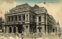 * T3 1910 Budapest VI. Királyi Opera. Taussig A. 7853. (felületi Sérülés / Surface Damage) - Sin Clasificación