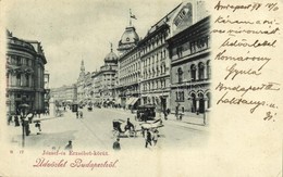 T2/T3 1898 Budapest VIII. József és Erzsébet Körút, Hotel Rémi Szálloda, M. Kir. Technológiai Iparmúzeum,villamos. D. Ha - Ohne Zuordnung