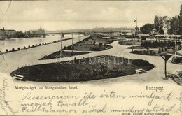 T3 1905 Budapest XIII. Margitsziget, Neptun Evezős Egylet Csónakháza, Margit Híd. Divald Károly 600. Sz. (EB) - Ohne Zuordnung