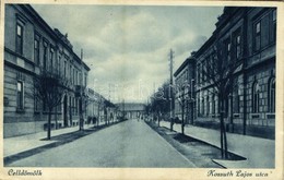 T2/T3 1933 Celldömölk, Kossuth Lajos Utca. Kiadja Dinkgreve Nándor Könyvnyomda (EK) - Unclassified