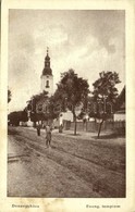 T2/T3 1937 Dunaegyháza, Evangélikus Templom, Utcakép (fl) - Unclassified