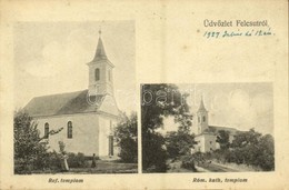 T2/T3 1927 Felcsút, Református és Római Katolikus Templom  (EK) - Ohne Zuordnung