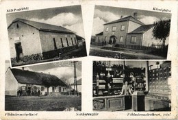 * T2/T3 1935 Sárkeresztúr, MDP Székház, Községháza, Földmívesszövetkezet üzlete, Belső (fl) - Unclassified