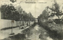 T2/T3 1912 Székesfehérvár, Csatorna Part, Talyiga. Robitsek Sándor Kiadása (EK) - Unclassified