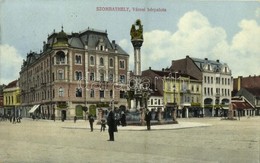 T2 1917 Szombathely, Városi Bérpalota, Szentháromság Szobor, Szombathely Háza, Deutsch Samu, Schuster Gyula, Latzer Lipó - Unclassified