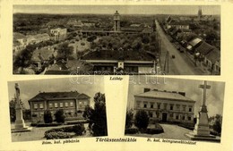 T2 1940 Törökszentmiklós, Látkép, Római Katolikus Plébánia és A Leánynevelő Intézet - Unclassified