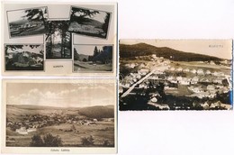 ** Újhuta (Bükkszentkereszt) - 3 Db Régi Képeslap / 3 Pre-1945 Postcards - Unclassified