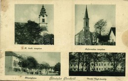 T2/T3 1928 Vereb, Római Katolikus Templom, Községháza, Református Templom, Verebi Végh Kastély (fl) - Unclassified