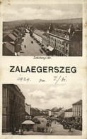 T2/T3 1929 Zalaegerszeg, Széchenyi Tér, Piac, Reisinger üzlete (fl) - Unclassified