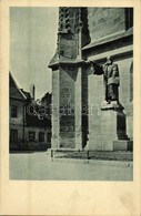 ** T2/T3 Brassó, Kronstadt, Brasov; Monumentul Honterus / Honterus Szobor. Kiadja Gustav Koch / Honterus-Denkmal / Monum - Unclassified